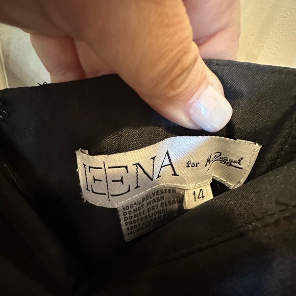 COPY - Formal NWT Black Leena for Mac Duggal Long Gown w/ crinoline & pockets S… - Picture 6 of 8